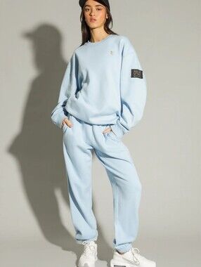 P.E NATION Summer Blue Sweat Set XS
